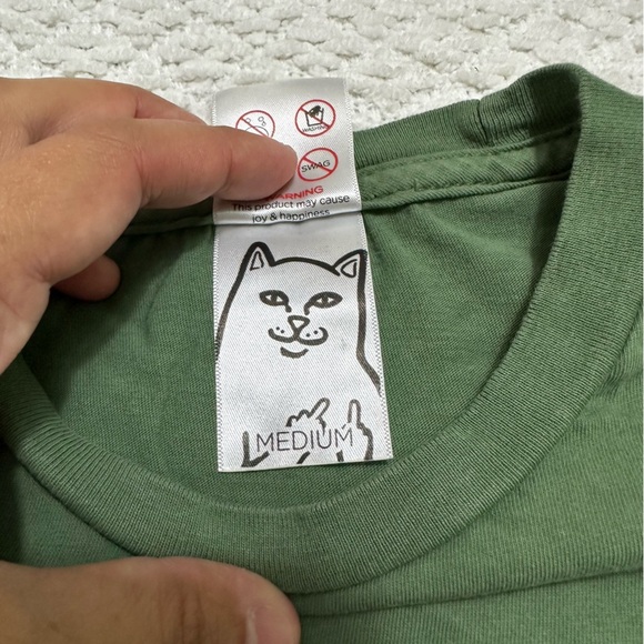 RipnDip Flower Boy T-Shirt Green Adult Size Medium - Picture 6 of 8